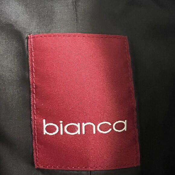 Bianca Grey Blazer Trench Coat Size 8 European Fashion - Picture 5 of 8